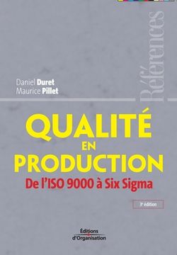 portada Qualité en production: De l'ISO 9000 à Six Sigma (en Francés)