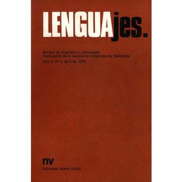 portada lenguajes. revista de linguistica y semiologia