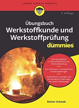 portada Übungsbuch Werkstoffkunde und Werkstoffprüfung für Dummies (in German)