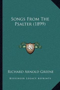 portada songs from the psalter (1899) (en Inglés)