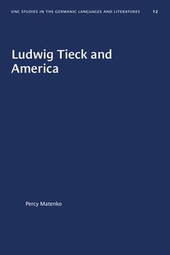 portada Ludwig Tieck and America (en Inglés)