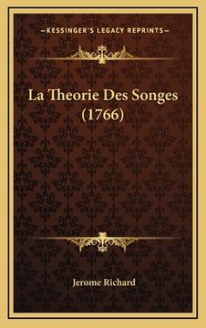 portada La Theorie Des Songes (1766) (en Francés)
