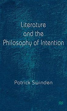 portada Literature and the Philosophy of Intention (en Inglés)