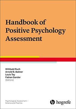 portada Handbook of Positive Psychology Assessment (Psychological Assessment – Science and Practice) (en Inglés)