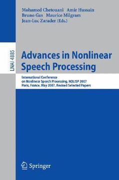 portada advances in nonlinear speech processing: international conference on non-linear speech processing, nolisp 2007 paris, france, may 22-25, 2007 revised (en Inglés)