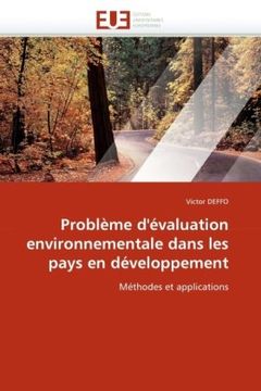 portada Probleme D'Evaluation Environnementale Dans Les Pays En Developpement