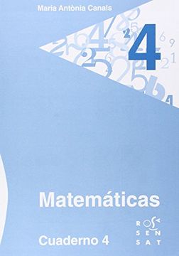 portada Matemáticas. Cuaderno 4 (Los cuadernos de Maria Antònia Canals) (in Spanish)
