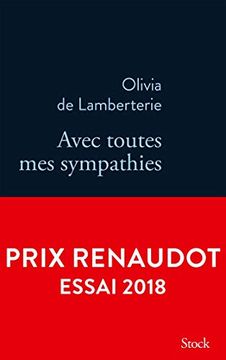 portada Avec Toutes mes Sympathies (in French)