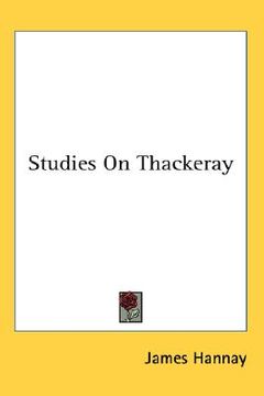 portada studies on thackeray (en Inglés)