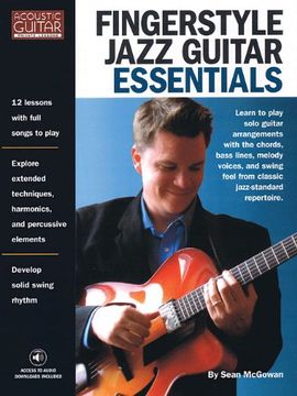 portada Fingerstyle Jazz Guitar Essentials (Acoustic Guitar (String Letter)) (en Inglés)