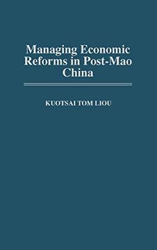 portada Managing Economic Reforms in Post-Mao China (en Inglés)