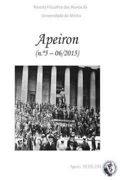 portada APEIRON - Revista Filosófica dos Alunos da Universidade do Minho: N° 5 - Filosofia Política e Direito (en Portugués)