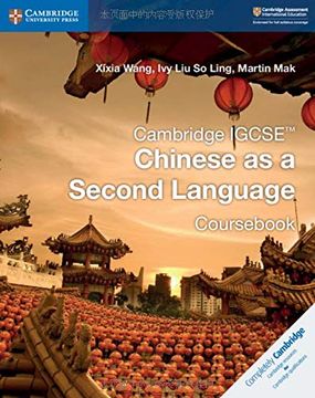 portada Cambridge Igcse™ Chinese as a Second Language Cours (Cambridge International Igcse) (en Chino)