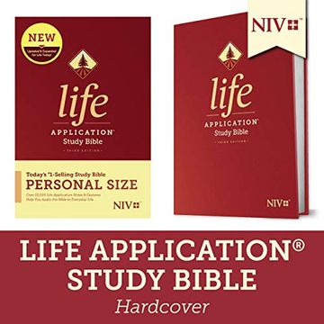 portada Niv Life Application Study Bible, Third Edition, Personal Size (Hardcover) (in English)