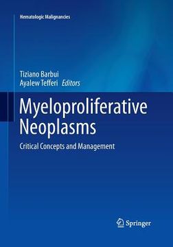 portada Myeloproliferative Neoplasms: Critical Concepts and Management (in English)