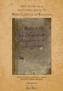 portada Libro de oro de la Respetable Logía de Beneficiencia de Josefina