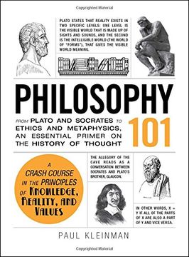 portada Philosophy 101: From Plato and Socrates to Ethics and Metaphysics, an Essential Primer on the History of Thought (Adams 101) (en Inglés)