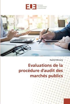 portada Evaluations de la procédure d'audit des marchés publics