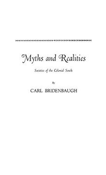 portada Myths and Realities: Societies of the Colonial South (Walter Lynwood Fleming Lectures in Southern History, Louisia) (en Inglés)