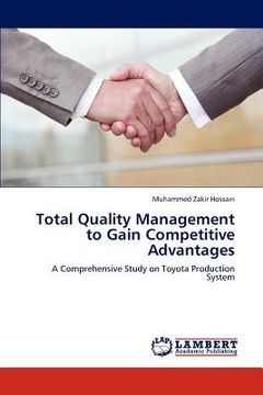 portada total quality management to gain competitive advantages (en Inglés)