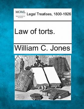 portada law of torts. (en Inglés)