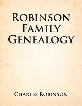 portada Robinson Family Genealogy (in English)