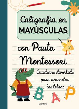 portada Caligrafia en Mayusculas con Pauta Montessori