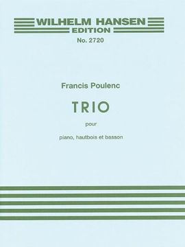 portada Francis Poulenc: Trio Pour Hautbois, Basson et Piano (Wilhelm Hanswn Edition nr) (in English)