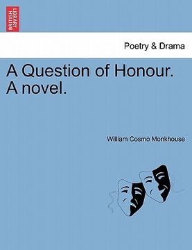 portada a question of honour. a novel. (in English)