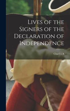 portada Lives of the Signers of the Declaration of Independence (en Inglés)