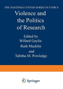 portada Violence and the Politics of Research (en Inglés)