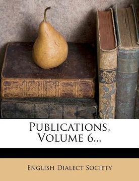 portada publications, volume 6... (en Inglés)