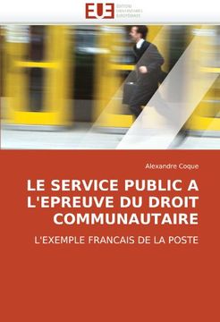 portada Le Service Public A L'Epreuve Du Droit Communautaire