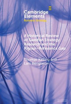 portada A Historical Review of Swedish Strategy Research and the Rigor-Relevance gap (en Inglés)