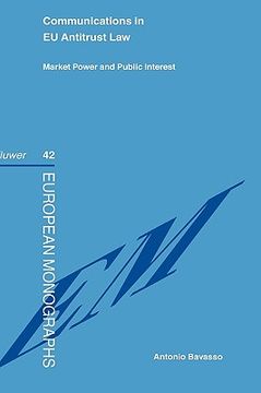 portada communications in eu antitrust law: market power and public interest