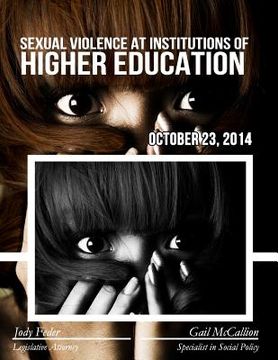 portada Sexual Violence at Institutions of Higher Education