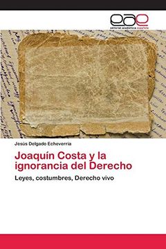 portada Joaquín Costa y la Ignorancia del Derecho