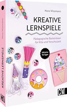 portada Kreative Lernspiele Pädagogische Bastelideen für Kita und Vorschulzeit. Inklusive Druckvorlagen. (en Alemán)