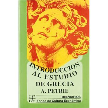 portada Introduccion al Estudio de Grecia (4ª Ed. ) (Breviarios) (in Spanish)