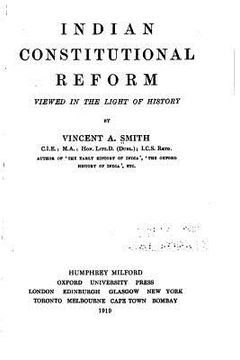 portada Indian Constitutional Reform Viewed in the Light of History (en Inglés)