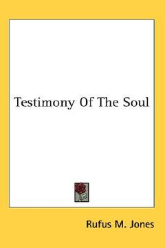 portada testimony of the soul (en Inglés)