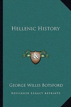portada hellenic history (en Inglés)