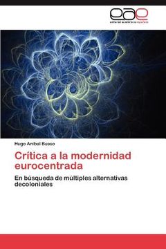 portada cr tica a la modernidad eurocentrada (en Inglés)