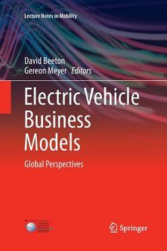 portada Electric Vehicle Business Models: Global Perspectives (en Inglés)