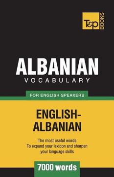 portada Albanian vocabulary for English speakers - 7000 words (in English)