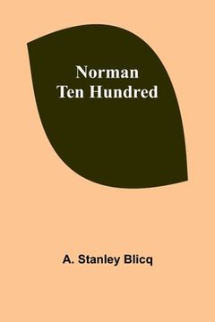 portada Norman Ten Hundred (in English)