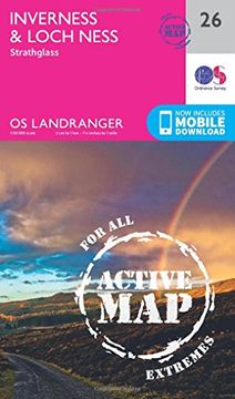 portada Inverness & Loch Ness, Strathglass 1 : 50 000 (OS Landranger Map)