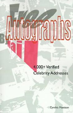 portada free autographs by mail: 4,000+ verified celebrity addresses (in English)