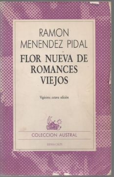 portada Flor nueva de romances viejos