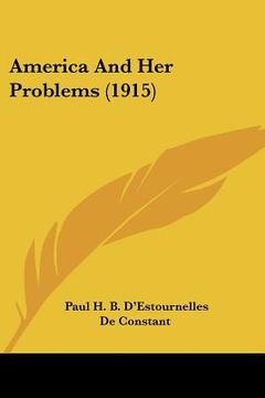portada america and her problems (1915) (en Inglés)